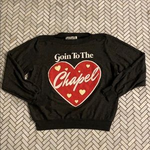 Wildfox BBJ sweater Going To The Chapel NWT
